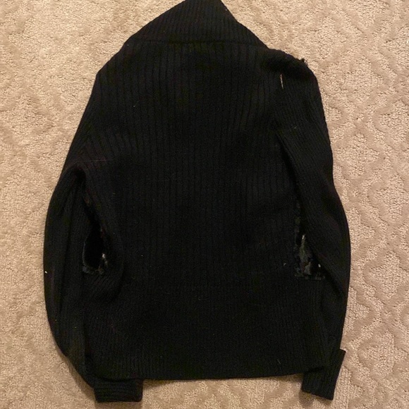 CACHÉ faux fur sequin zip sweater - Picture 7 of 7